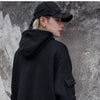 Hoodie Men Harajuku Letter Inkjet Heart-shaped Net Print Pullovers Hipster Casual Retro Varsity Hip Hop Tops Streetwear