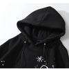 Hoodie Men Harajuku Letter Inkjet Heart-shaped Net Print Pullovers Hipster Casual Retro Varsity Hip Hop Tops Streetwear