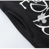 Hoodie Men Harajuku Letter Inkjet Heart-shaped Net Print Pullovers Hipster Casual Retro Varsity Hip Hop Tops Streetwear
