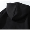 Hoodie Men Harajuku Letter Inkjet Heart-shaped Net Print Pullovers Hipster Casual Retro Varsity Hip Hop Tops Streetwear