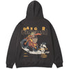 Hoodie Men Cute Bear Punk Cool Letter Fleece Pullover Hipster Preppy Style Casual Oversized Cozy Tops Couple Streetwear