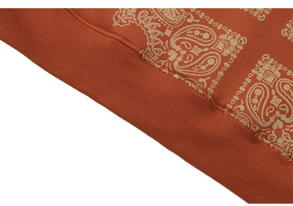 Hoodies Men Vintage Totems Cute Bear Print Fleece Hooded Sweatshirts High Street Fashion Hipster Couple Cozy Streetwear