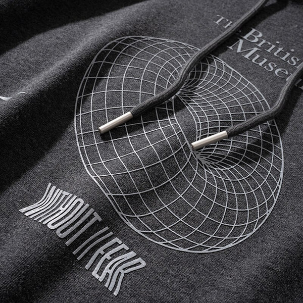 Hoodie Men Hit Color Patches Big Pocket Pullovers Loose Retro Distressed Punk Hipster High Street Sweatshirt Streetwear