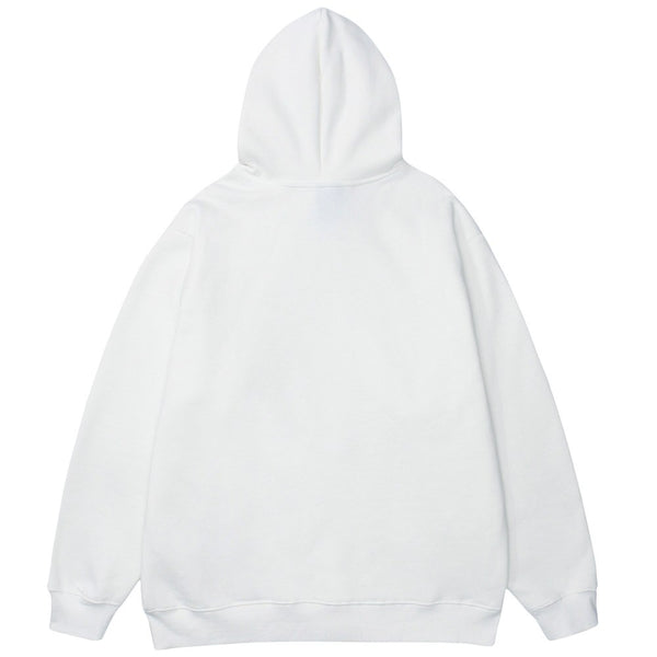 Hoodies Men Funny Boy Punk Letter Fleece Pullovers Hipster Preppy Style Baggy Cozy Casual Tops Simple Couple Streetwear