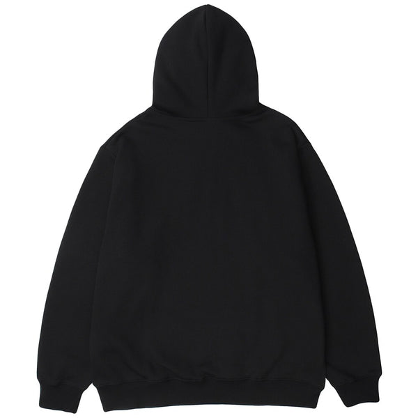 Hoodies Men Tearing Newspaper Cute Bear Print Pullovers High Street Style Hipster Casual Tops Loose Unisex Streetwear