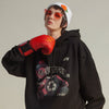 Hoodie Men Paisley Gothic Bear Printed Hooded Pullover Couple Fashion Retro Hip Hop Style Sweatshirts Winter Streetwear