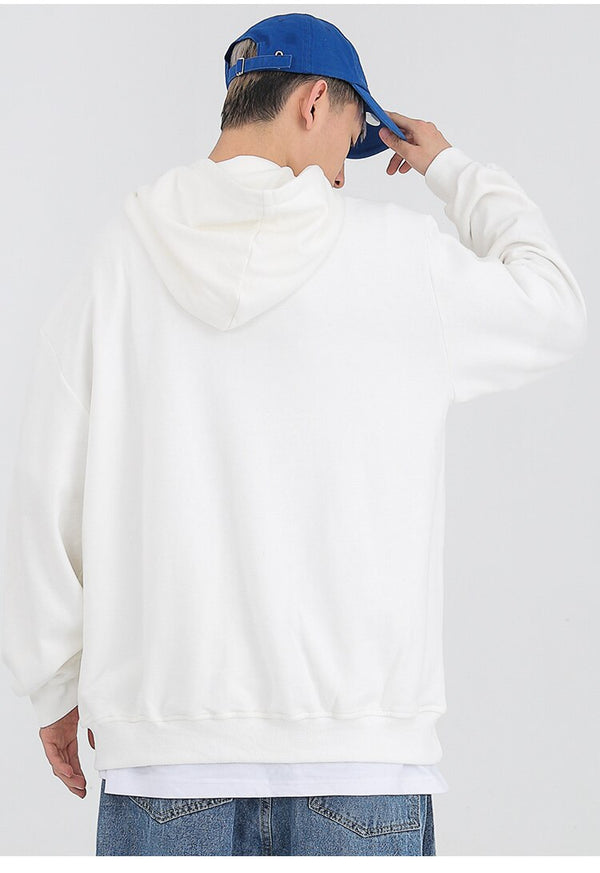 Hoodie Men Colorful Funny Notes Print Hooded Pullover Autumn Casual Loose Multicolor Harajuku Fashion Streetwear Couple