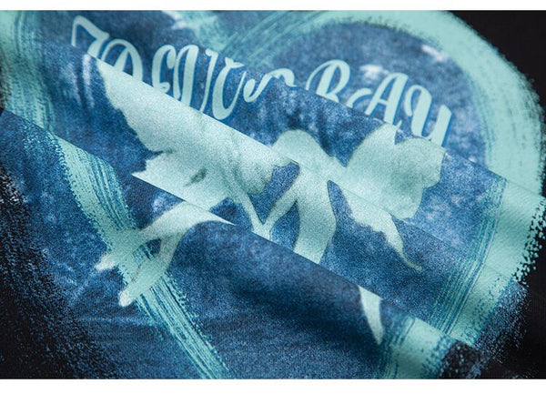 Hoodie Men Heart-shaped Illusion Fairy Printed Hooded Sweatshirt Casual Cozy Harajuku Fashion Oversized Pullover Winter