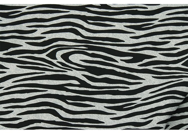 Zebra Striped Furry Cartoon Bear Printed Hoodie Men Vintage Fashion High Street Casual Baggy Pullover Couple Streetwear