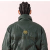 Windproof Leather Parkas Coats Embroidery Winter Jacket Men Solid Color All-match High Street Drawstring Zipper Outwear