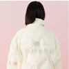 Windproof Leather Parkas Coats Embroidery Winter Jacket Men Solid Color All-match High Street Drawstring Zipper Outwear