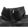 Windproof Leather Parkas Coats Embroidery Winter Jacket Men Solid Color All-match High Street Drawstring Zipper Outwear