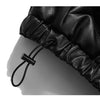 Windproof Leather Parkas Coats Embroidery Winter Jacket Men Solid Color All-match High Street Drawstring Zipper Outwear