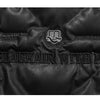 Windproof Leather Parkas Coats Embroidery Winter Jacket Men Solid Color All-match High Street Drawstring Zipper Outwear
