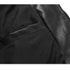 Windproof Leather Parkas Coats Embroidery Winter Jacket Men Solid Color All-match High Street Drawstring Zipper Outwear