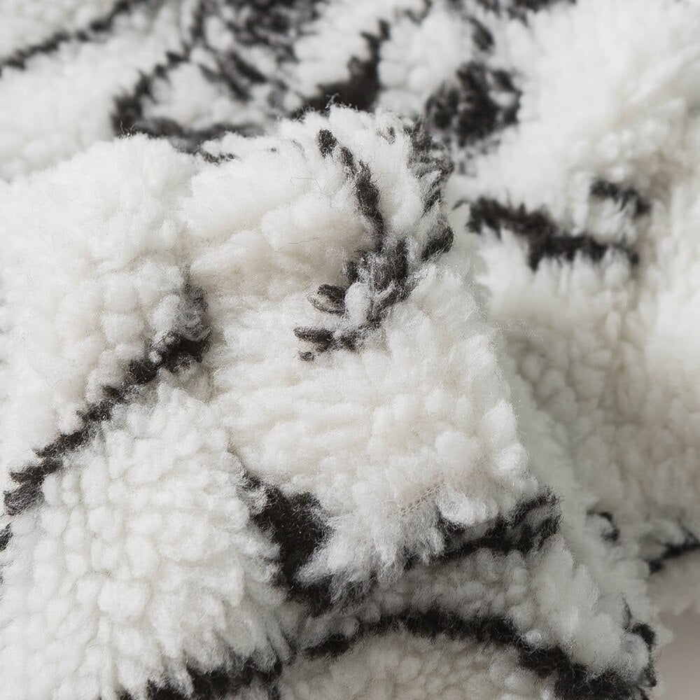 Lambswool Parkas Winter Jacket Men Dinosaur Graffiti Fuzzy Casual Fashion Hip Hop Baggy Oversized Coat Couple Outerwear