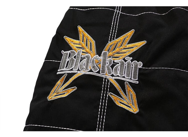 Thicken Baseball Jacket Men Plaid Embroidery Button Bomber Coat Winter Fashion High Street Oversized Jackets Streetwear