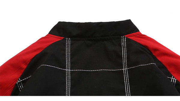 Thicken Baseball Jacket Men Plaid Embroidery Button Bomber Coat Winter Fashion High Street Oversized Jackets Streetwear