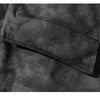 Hooded Parkas Winter Jacket Men Tie Dye Print Cargo Coats Jackets Retro Distressed Fashion Thicken Padded Outerwear Men