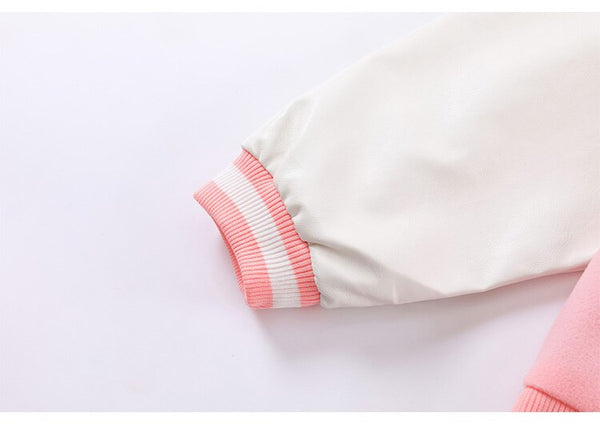 Varsity Jacket Men Bear Embroidery Patchwork Color Bomber Coats Couple Loose High Street Hipster Baseball Jacket Autumn