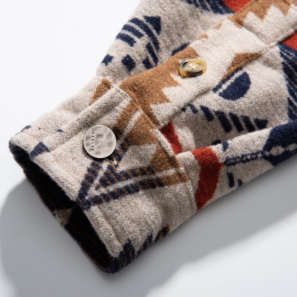 Jacket Men Vintage Folk-custom Totems Robe Japanese Style Casual Loose Fashion Coat Harajuku High Street Outwear Autumn