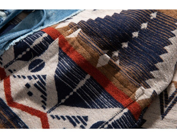 Jacket Men Vintage Folk-custom Totems Robe Japanese Style Casual Loose Fashion Coat Harajuku High Street Outwear Autumn