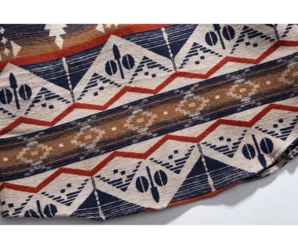 Jacket Men Vintage Folk-custom Totems Robe Japanese Style Casual Loose Fashion Coat Harajuku High Street Outwear Autumn