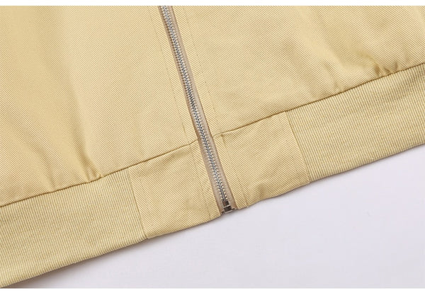 Jackets Men Cartoon Bear Graffiti Letter Print Turn-down Collar Coats Varsity Japanese Fashion All-match Outwear Couple