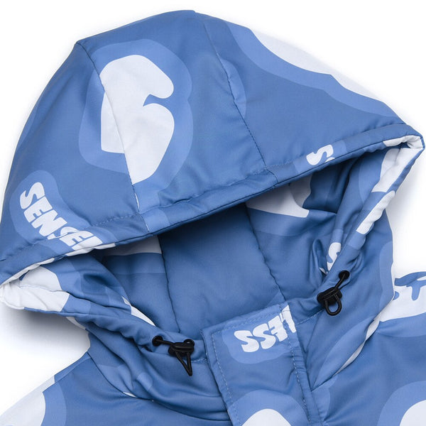 Hooded Winter Jacket Men Cartoon Graphic Print Cotton Zipper Coat Couple Harajuku Fashion Oversized Windbreaker Outwear