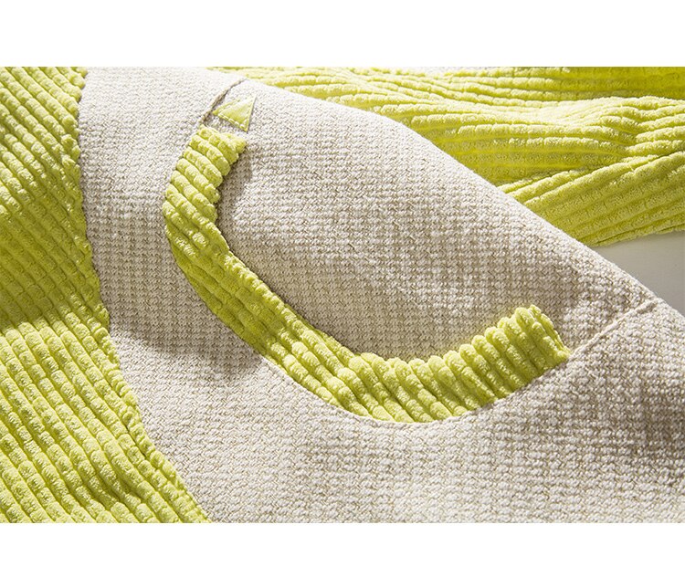 Track Jacket Men Color Block Drawstring Zipper Coats Autumn Loose Cozy Retro Harajuku Fashion Outwear Couple Streetwear