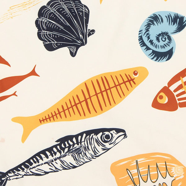 Winter Jacket Men Colorful Cartoon Fish Print Hooded Coat Zipper Casual High Street Harajuku Windbreaker Couple Outwear