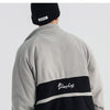 Jacket Men Letter Embroidery Color Block Soft Cozy Zipper Coats Unisex Casual Retro Simple Fashion Thick Outwear Winter