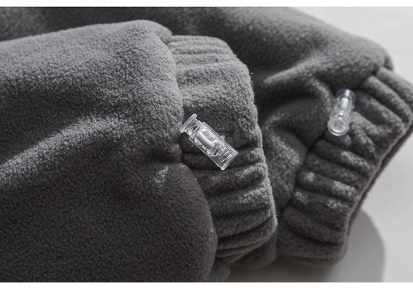 Jacket Men Letter Embroidery Color Block Soft Cozy Zipper Coats Unisex Casual Retro Simple Fashion Thick Outwear Winter