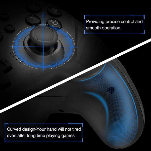 Wireless Gamepad Control Nintendo Switch Controller with Bluetooth Switch Pro Controller with Built in 600mah Battery