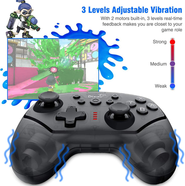 Wireless Gamepad Control Nintendo Switch Controller with Bluetooth Switch Pro Controller with Built in 600mah Battery