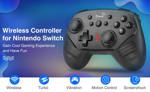 Wireless Gamepad Control Nintendo Switch Controller with Bluetooth Switch Pro Controller with Built in 600mah Battery