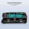For Playstation PS5 Game Console Vertical Stand With 3 USB HUBs Game Console Multifunctional Charging Cooling Fan Base For PS5