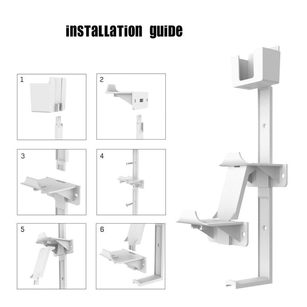 Game Controller Holder Remote Wall mount Bracket with headset Hanger Storage Stand For PS5,Xbox Series X,PS4,Xbox One,NS Switch