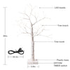 144/108 LED Night Lamp Christmas Tree led lights for bedroom 3D Desk Fairy Light Kids Room Decor USB/Battery Copper Wire Garland