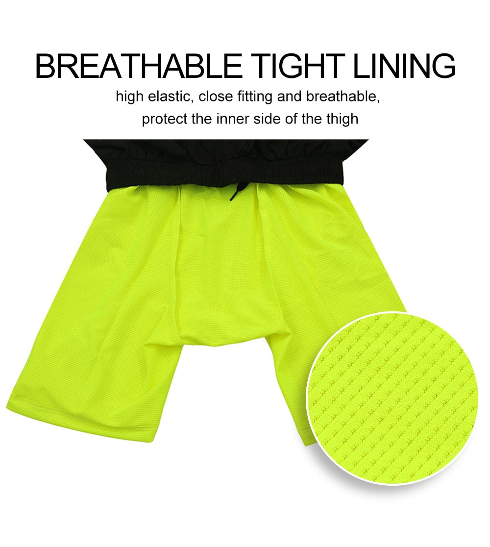 Men Running Shorts Outdoor Sports Training Exercise Jogging Gym Fitness 2 in 1 Shorts with Longer Liner Quick dry