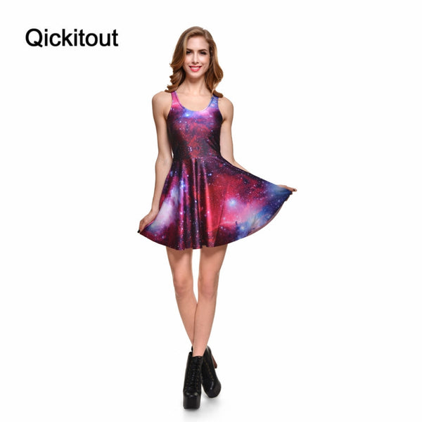Women Clothes Cartoon Female Dresses Tweet PURPLE REVERSIBLE SKATER DRESS Pleated Drop Shipping | Vimost Shop.