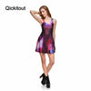 Women Clothes Cartoon Female Dresses Tweet PURPLE REVERSIBLE SKATER DRESS Pleated Drop Shipping | Vimost Shop.