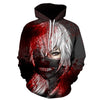 Men/women Tracksuits Tops Print  Hooded Anime Tokyo Ghoul Kaneki Ken 3D Hoodies Thin Autumn Sweatshirts | Vimost Shop.