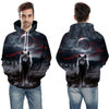 Night Space Galaxy Sweatshirts Men/women Tracksuits Tops Print Galaxy Wolf Hooded Hoodies Thin Autumn Sweatshirts | Vimost Shop.
