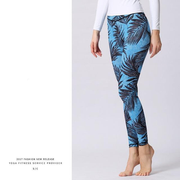 Women Stretched Printed Yoga Pants Yoga leggings | Vimost Shop.