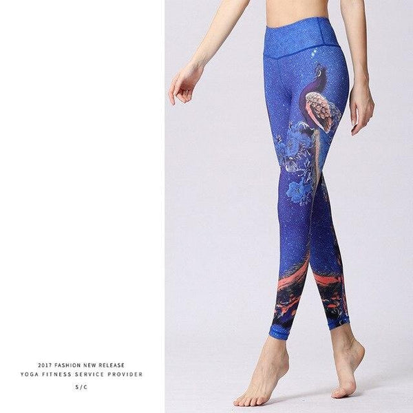 Women Stretched Printed Yoga Pants Yoga leggings | Vimost Shop.