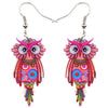 Animal Acrylic Stud Dangle Drop Owl Birds Big Long Earrings News Fashion Jewelry For Girls Women Teens KIDS Anime Gift | Vimost Shop.