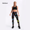 Women Fitness Leggings Workout Casual Pants Trousers Maple Leaf Printed High Waist Black Pants S-XXXXL | Vimost Shop.