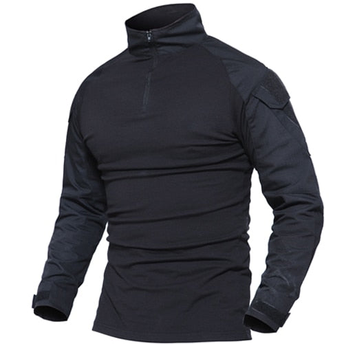 Men Military Tactical T-shirt Long Sleeve SWAT Soldiers Combat T Shirt Airsoft Clothes Man's US Army Shirts No Pads | Vimost Shop.