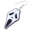 Acrylic Halloween Howling Ghost Earrings Dangle Drop Big Long Fashion Jewelry For Women Girl Ladies Teens Kid Accessories | Vimost Shop.